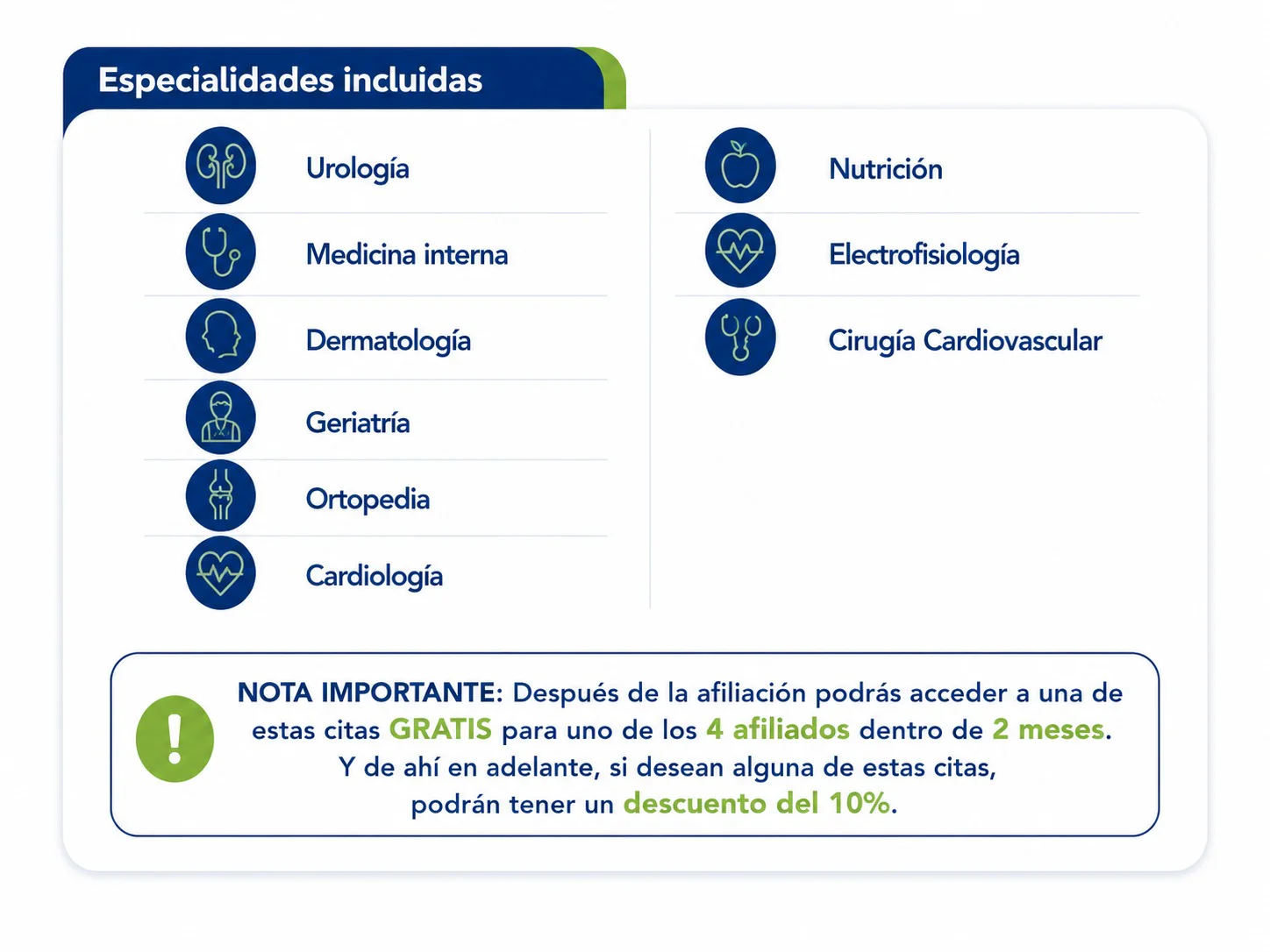 Consultas especializadas